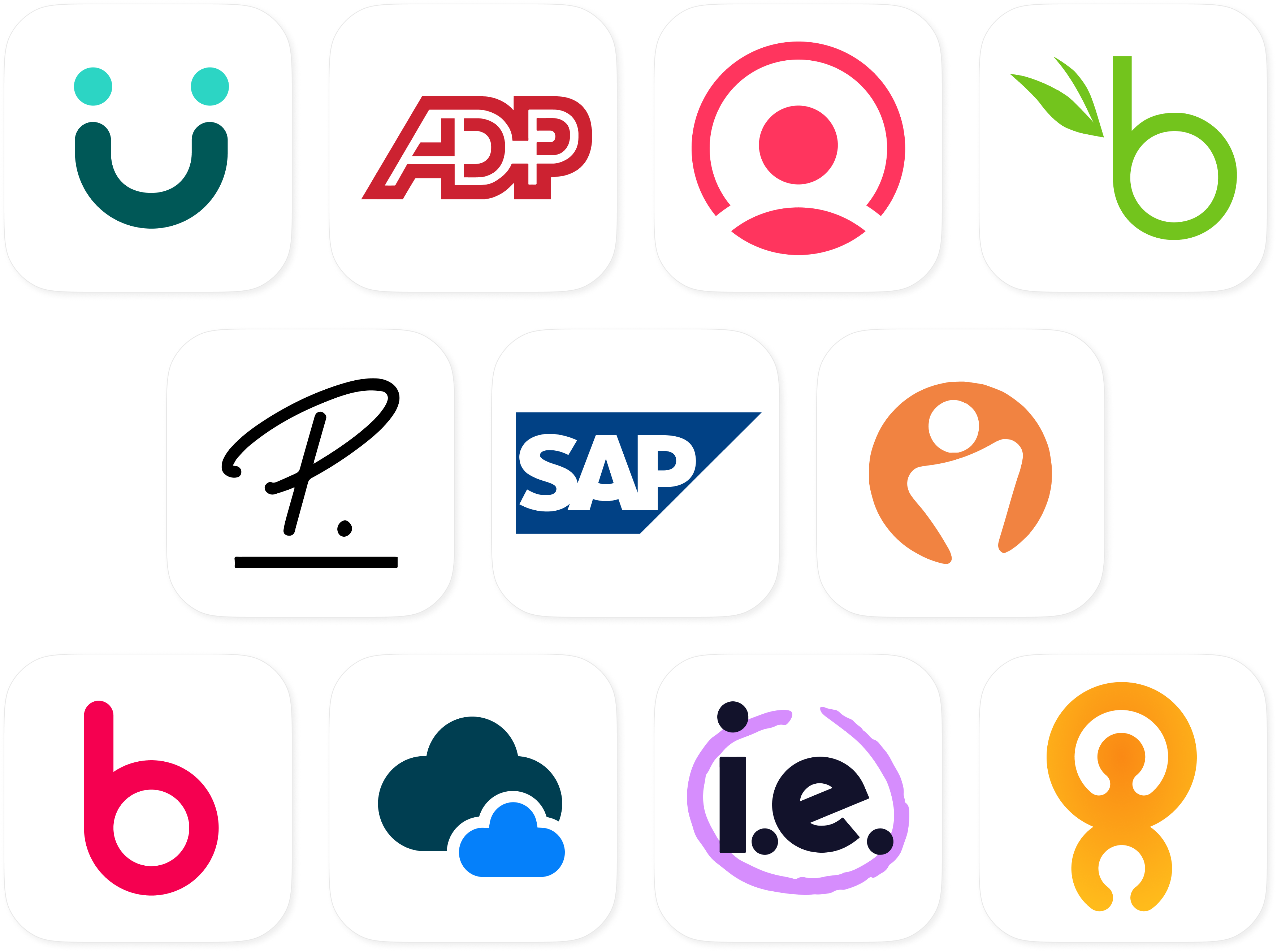 Supported HRIS tools