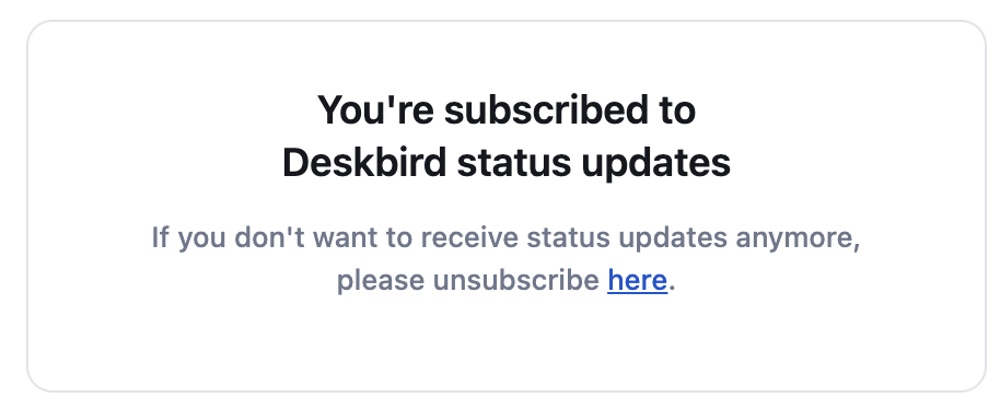 Suscribirse a las actualizaciones de estado